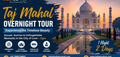 Taj mahal overnight tour